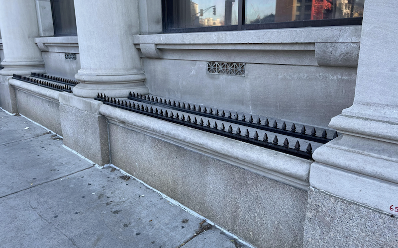 Berklee's hostile architecture